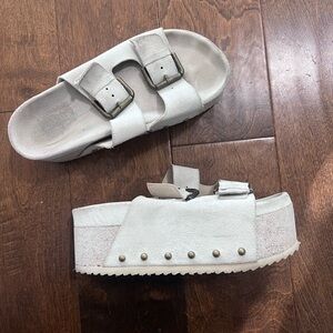 Rule breaker platform Sandals with Buckles -free people